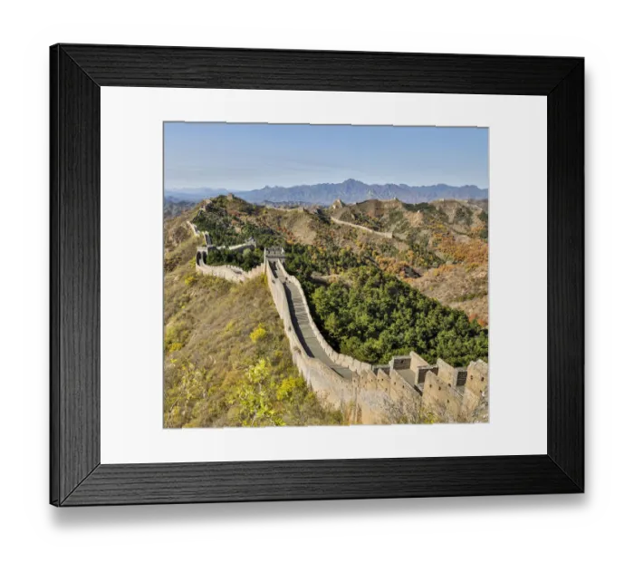 Framed Print : Asia, China, Jinshanling, The Great Wall