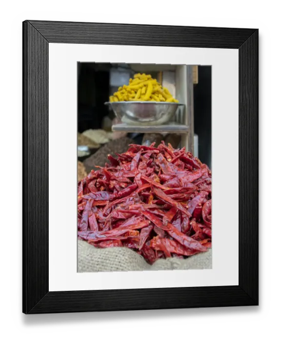 Framed Print : India, Delhi, Old Delhi. Old Delhi street market Framed Print : India, Delhi, Old Delhi. Old Delhi street market