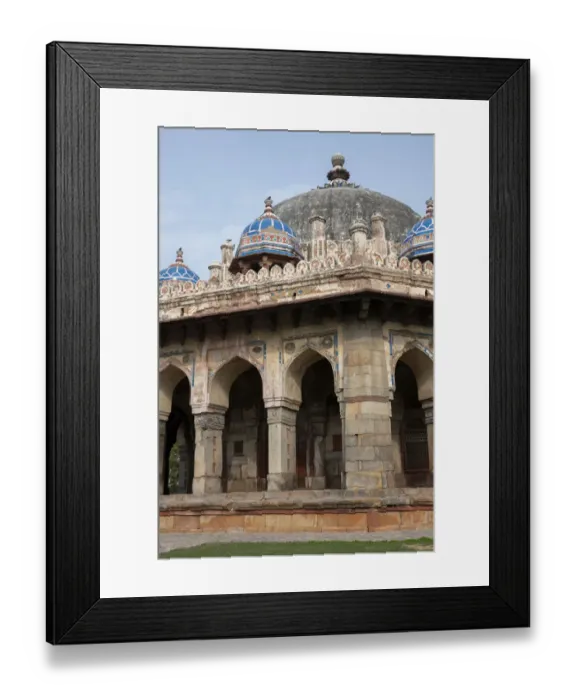 Framed Print : India, Delhi. Isa Khan Tomb and mosque, circa 1547, built in octagonal shape Framed Print : India, Delhi. Isa Khan Tomb and mosque, circa 1547, built in octagonal shape