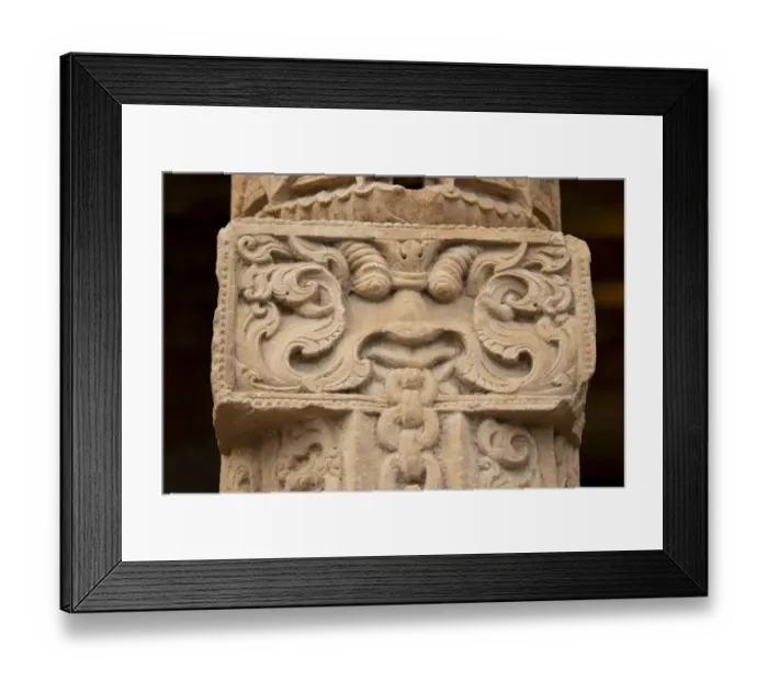 Framed Print : India, Delhi. Qutub Minar, circa 1193, one of earliest known samples of Islamic
