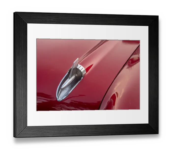 Framed Print : Close-up of hood detail of red 57 Chevrolet Bel Air in Habana, Havana, Cuba Framed Print : Close-up of hood detail of red 57 Chevrolet Bel Air in Habana, Havana, Cuba