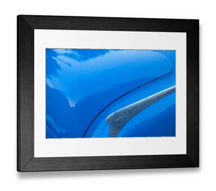 Framed Print : Detail of trunk and fender on blue classic American Buick car in Habana, Havana, Cuba Framed Print : Detail of trunk and fender on blue classic American Buick car in Habana, Havana, Cuba