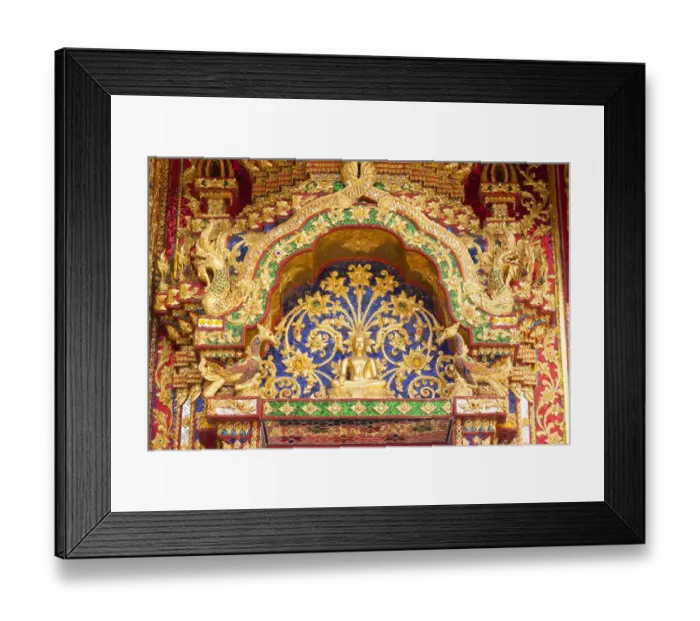 Framed Print : Thailand. Temple detail Framed Print : Thailand. Temple detail
