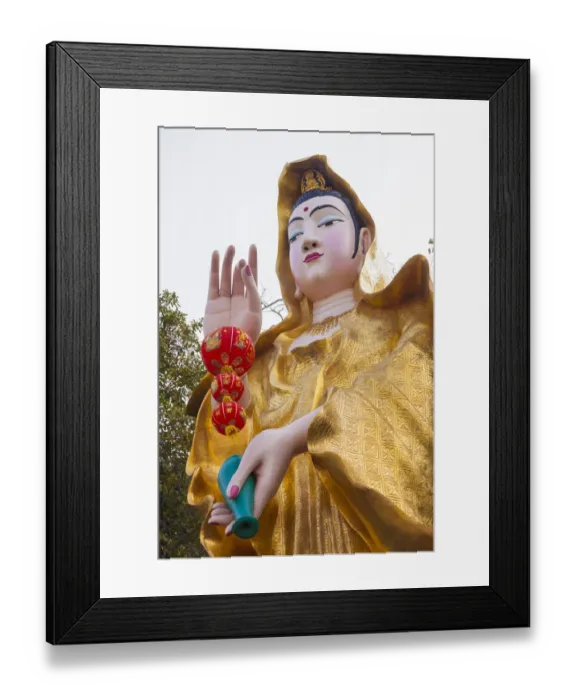 Framed Print : Thailand, Chonburi Province, Khao Sam Muk Shrine. Statue of Sam Muk Framed Print : Thailand, Chonburi Province, Khao Sam Muk Shrine. Statue of Sam Muk