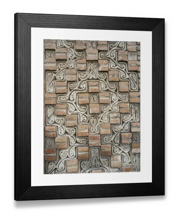 Framed Print : Karakhanid mausoleum dating back to the 12th century. City Uzgen (Oesgoen