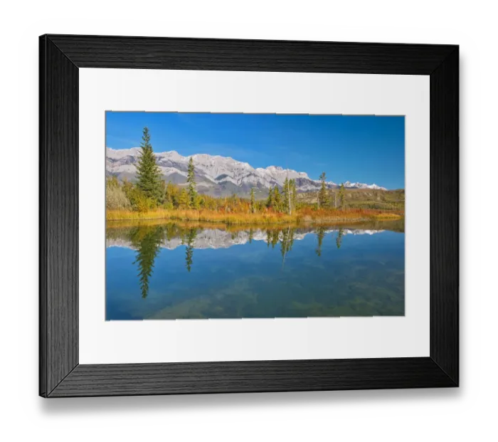 Framed Print : Canada, Alberta, Jasper National Park. Reflections in Talbot Lake Framed Print : Canada, Alberta, Jasper National Park. Reflections in Talbot Lake
