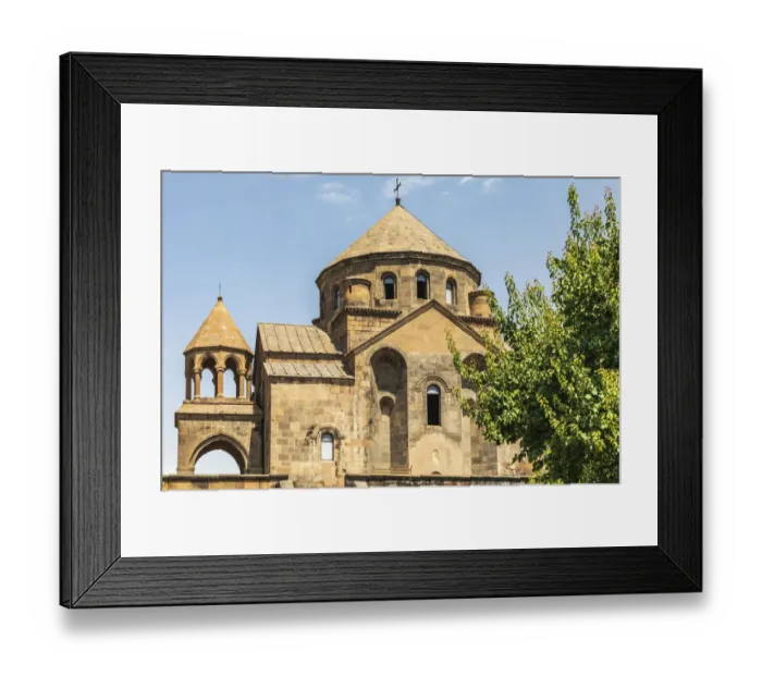 Framed Print : Armenia. Armavir Province. Vagharshapat. Exterior view of the Saint Hripsime Church Framed Print : Armenia. Armavir Province. Vagharshapat. Exterior view of the Saint Hripsime Church