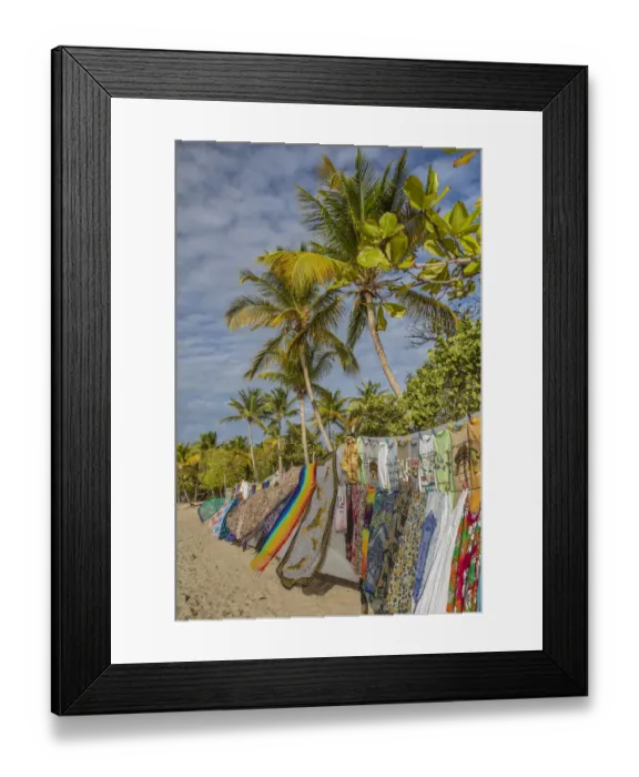 Framed Print : Caribbean, Grenada, Mayreau Island. Vendors colorful display Framed Print : Caribbean, Grenada, Mayreau Island. Vendors colorful display