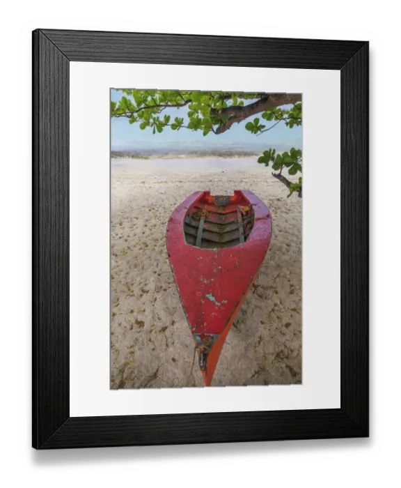 Framed Print : Caribbean, Grenada, Island of Carriacou. Wooden fishing boat on beach Framed Print : Caribbean, Grenada, Island of Carriacou. Wooden fishing boat on beach
