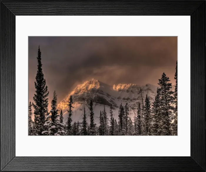 Framed Print : Canadian Rockies, Alberta, Canada