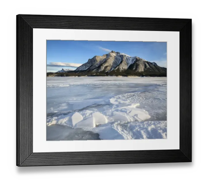 Framed Print : Canada, Alberta, Canadian Rockies, Mount Michener and Abraham Lake Framed Print : Canada, Alberta, Canadian Rockies, Mount Michener and Abraham Lake