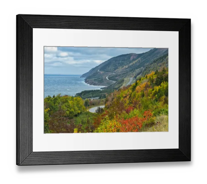 Framed Print : Canada, Nova Scotia, Cape Breton Island. Coastline landscape along Gulf of St. Lawrence Framed Print : Canada, Nova Scotia, Cape Breton Island. Coastline landscape along Gulf of St. Lawrence