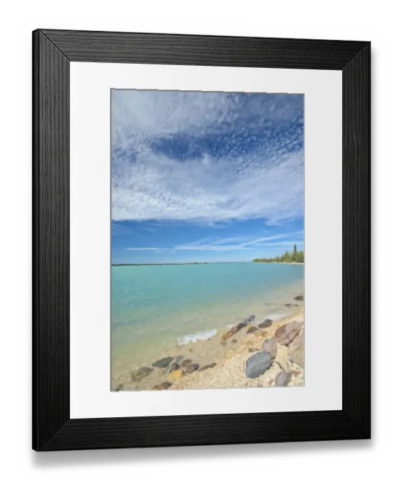 Framed Print : Canada, Manitoba, Little Limestone Lake. Lake and rocks on shore Framed Print : Canada, Manitoba, Little Limestone Lake. Lake and rocks on shore
