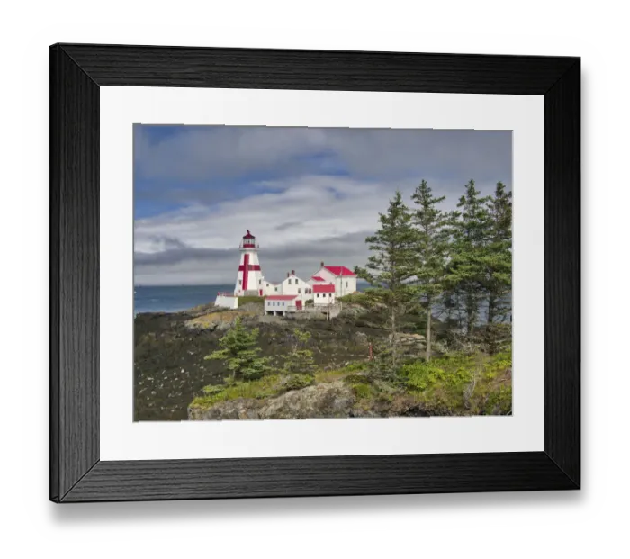 Framed Print : Canada, Campobello Island. East Quoddy Head Lighthouse at the northernmost tip of Framed Print : Canada, Campobello Island. East Quoddy Head Lighthouse at the northernmost tip of
