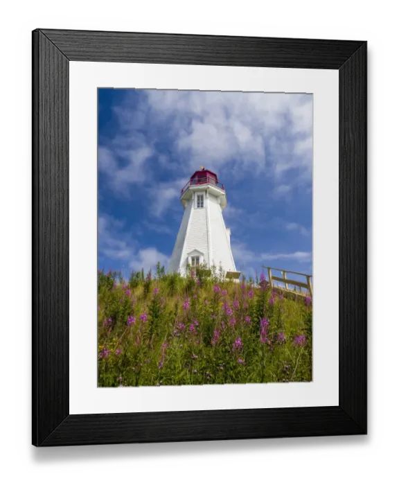 Framed Print : Canada, New Brunswick, Campobello Island. Mulholland Point Lighthouse Framed Print : Canada, New Brunswick, Campobello Island. Mulholland Point Lighthouse