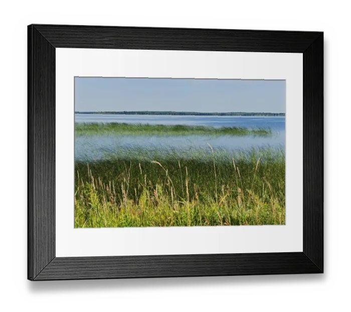 Framed Print : Canada, Manitoba, Riding Mountain National Park. Clear Lake landscape