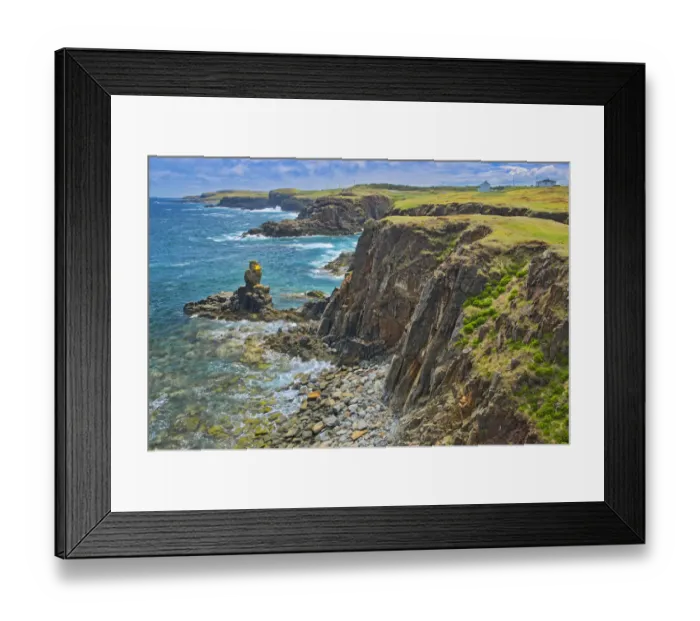 Framed Print : Canada, Newfoundland, Elliston. Rocky shoreline on Atlantic Ocean Framed Print : Canada, Newfoundland, Elliston. Rocky shoreline on Atlantic Ocean