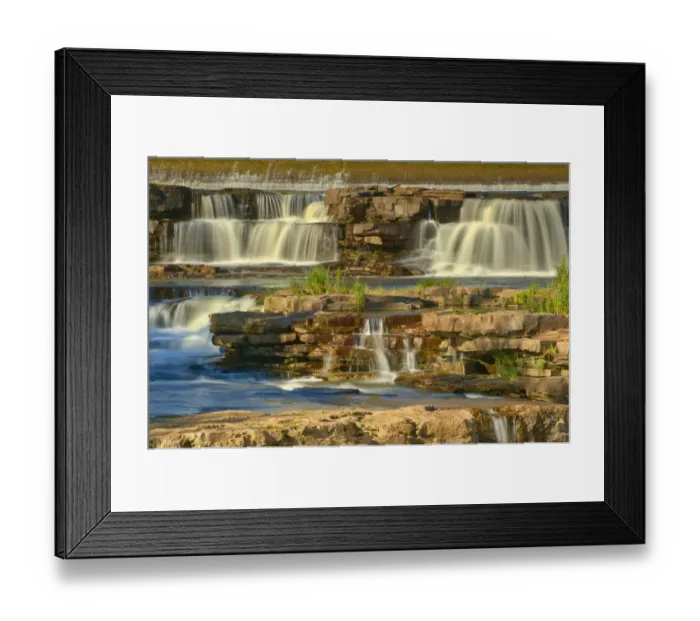 Framed Print : Canada, Ontario, Carleton Place. Mississippi River waterfalls