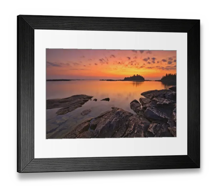Framed Print : Canada, Ontario, Bruce Peninsula National Park. Island and rocks in Georgian Bay