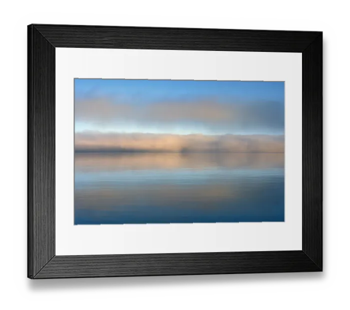 Framed Print : Canada, Ontario, Rossport. Fog on Lake Superior at sunrise Framed Print : Canada, Ontario, Rossport. Fog on Lake Superior at sunrise