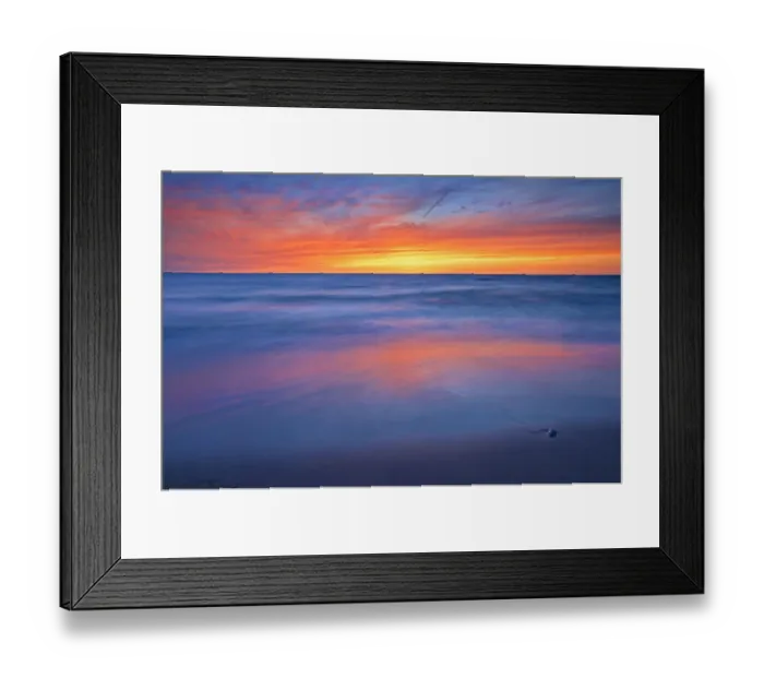 Framed Print : Canada, Ontario, Grand Bend. Sandy beach on Lake Huron at sunset Framed Print : Canada, Ontario, Grand Bend. Sandy beach on Lake Huron at sunset