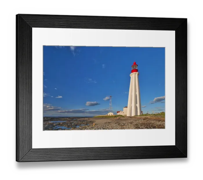 Framed Print : Canada, Quebec, Pointe-Au-Pere. Lighthouse on shore of St. Lawrence River Framed Print : Canada, Quebec, Pointe-Au-Pere. Lighthouse on shore of St. Lawrence River