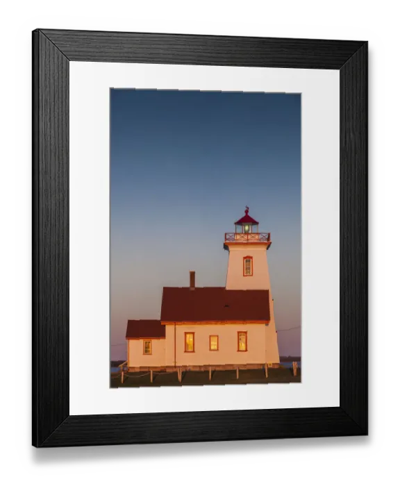 Framed Print : Canada, Prince Edward Island, Wood Islands, Wood Islands Lighthouse, sunset Framed Print : Canada, Prince Edward Island, Wood Islands, Wood Islands Lighthouse, sunset
