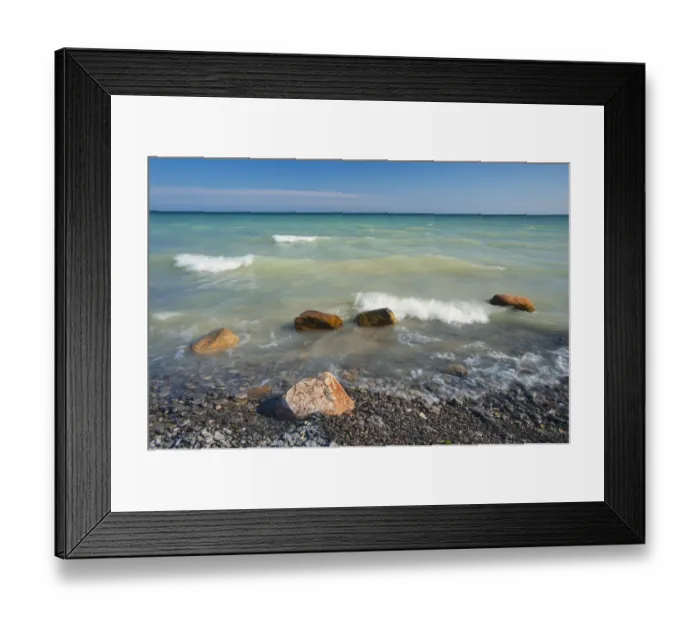 Framed Print : Canada, Ontario, Presqu ile Provincial Park, Shore of Lake Ontario Framed Print : Canada, Ontario, Presqu ile Provincial Park, Shore of Lake Ontario