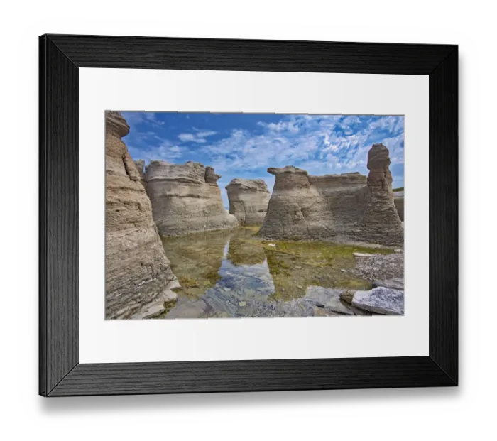 Framed Print : Canada, Quebec, Mingan Archipelago National Park Reserve. Eroded rock formations Framed Print : Canada, Quebec, Mingan Archipelago National Park Reserve. Eroded rock formations