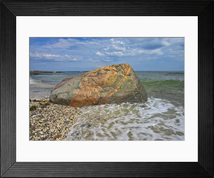 Framed Print : Canada, Quebec, Riviere-au-Tonnerre. Rocky shoreline on Gulf of St. Lawrence Framed Print : Canada, Quebec, Riviere-au-Tonnerre. Rocky shoreline on Gulf of St. Lawrence