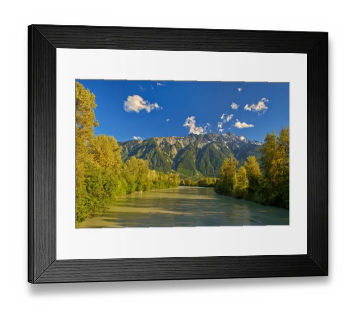 Framed Print : Canada, British Columbia, Pemberton. Mountains and Lillooet River Framed Print : Canada, British Columbia, Pemberton. Mountains and Lillooet River