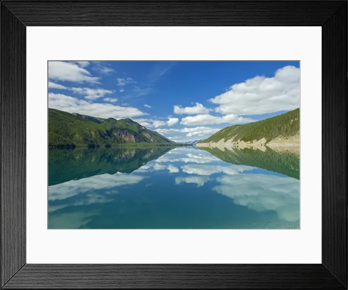 Framed Print : Canada, British Columbia, Muncho Lake Provincial Park. Reflections in Muncho Lake Framed Print : Canada, British Columbia, Muncho Lake Provincial Park. Reflections in Muncho Lake