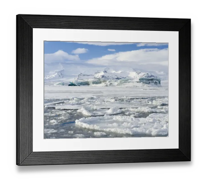 Framed Print : Glacial lagoon Jokulsarlon at Breidamerkurjokullin National Park Vatnajokull during Framed Print : Glacial lagoon Jokulsarlon at Breidamerkurjokullin National Park Vatnajokull during