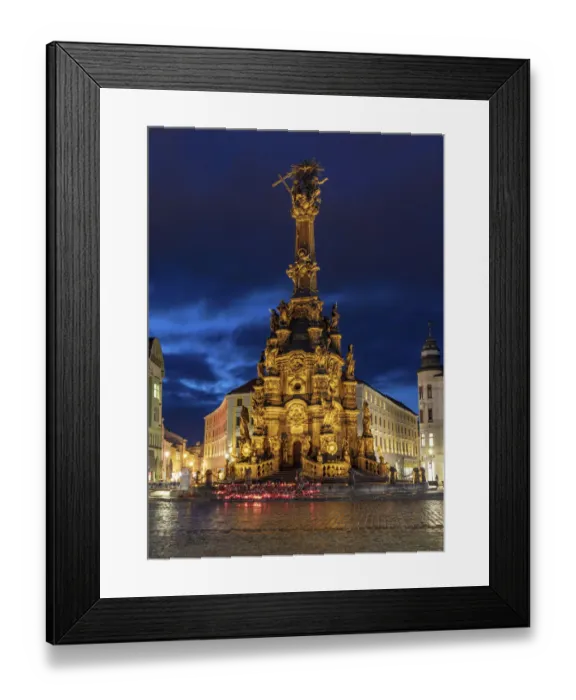 Framed Print : Pillar of the Holy Trinity in the Upper Town Square in Olomouc, Czech Republic Framed Print : Pillar of the Holy Trinity in the Upper Town Square in Olomouc, Czech Republic
