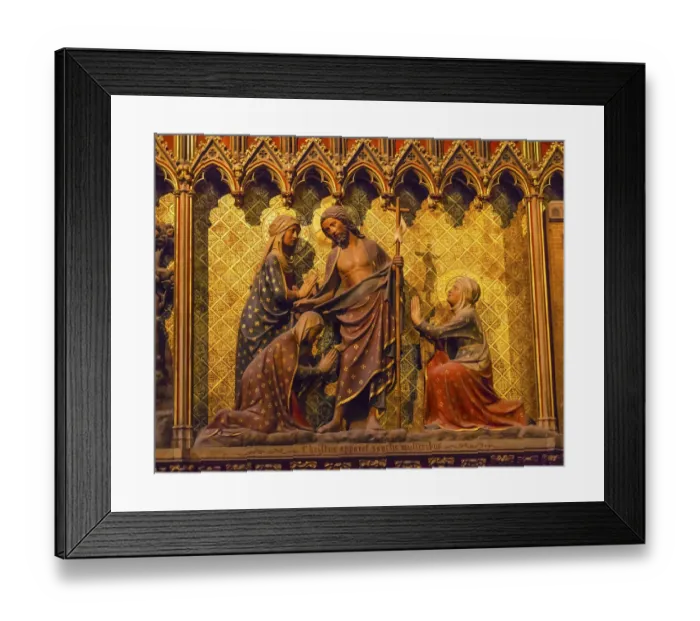 Framed Print : Women Praying Jesus Christ wooden panel statues, Notre Dame Cathedral, Paris, France Framed Print : Women Praying Jesus Christ wooden panel statues, Notre Dame Cathedral, Paris, France