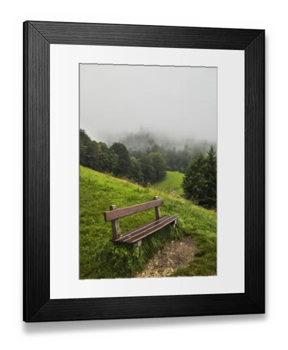Framed Print : Europe, Germany, Bavaria, Berchtesgaden, Early Morning Fog Framed Print : Europe, Germany, Bavaria, Berchtesgaden, Early Morning Fog
