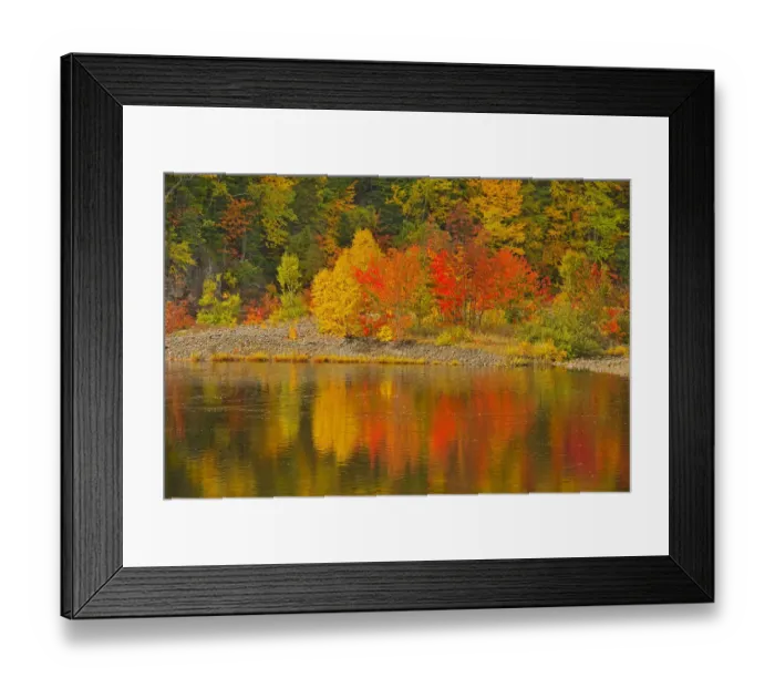 Framed Print : Canada, Nova Scotia. Indian Brook and forest in autumn. Credit as Framed Print : Canada, Nova Scotia. Indian Brook and forest in autumn. Credit as