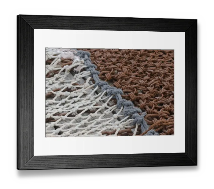 Framed Print : Fishing equipment was found on the docks of Lunenburg, Nova Scotia