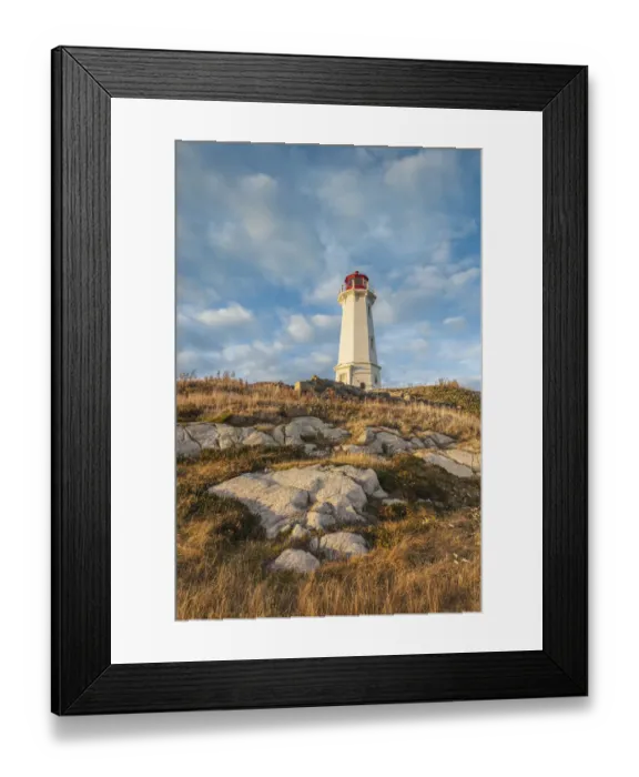 Framed Print : Canada, Nova Scotia, Louisbourg, Louisbourg Lighthouse, dusk Framed Print : Canada, Nova Scotia, Louisbourg, Louisbourg Lighthouse, dusk