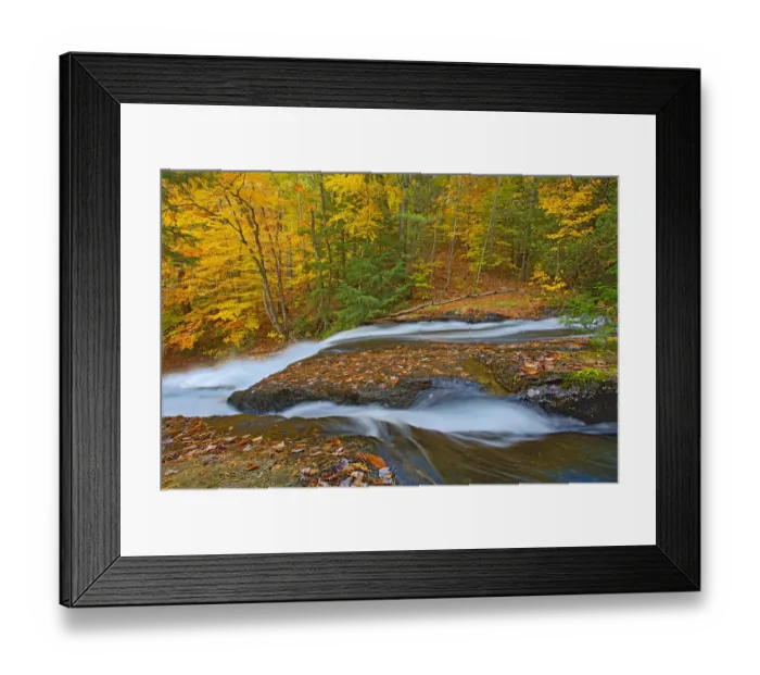 Framed Print : Canada, Ontario, Ullswater. Waterfall at Hatchery Falls on the Skeleton River Framed Print : Canada, Ontario, Ullswater. Waterfall at Hatchery Falls on the Skeleton River