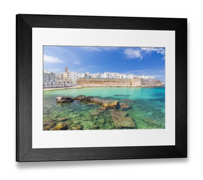 Framed Print : Italy, Apulia, Metropolitan City of Bari, Monopoli. Porta Vecchia (Old Port) Framed Print : Italy, Apulia, Metropolitan City of Bari, Monopoli. Porta Vecchia (Old Port)