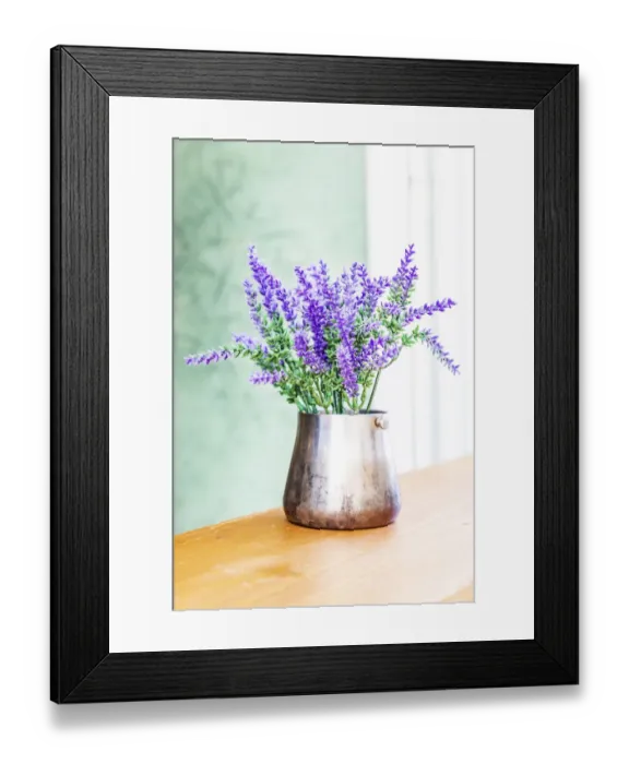 Framed Print : Italy, Apulia, Metropolitan City of Bari, Monopoli. Lavender flowers in a metal vase Framed Print : Italy, Apulia, Metropolitan City of Bari, Monopoli. Lavender flowers in a metal vase