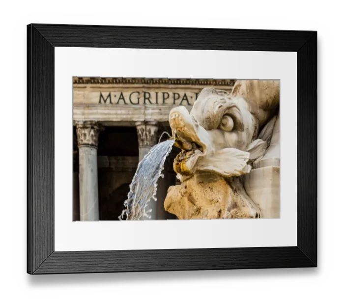 Framed Print : Italy, Rome. Piazza della Rotunda, Fontana del Pantheon, 1575 Framed Print : Italy, Rome. Piazza della Rotunda, Fontana del Pantheon, 1575