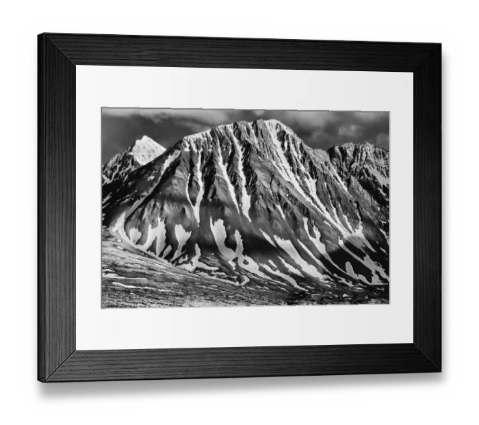 Framed Print : Canada, Yukon, Haines Junction. St. Elias Mountains landscape Framed Print : Canada, Yukon, Haines Junction. St. Elias Mountains landscape
