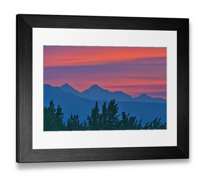 Framed Print : Canada, Yukon, Kluane National Park. Sunset on the St. Elias Mountains Framed Print : Canada, Yukon, Kluane National Park. Sunset on the St. Elias Mountains
