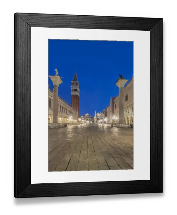 Framed Print : Italy, Venice. San Marco Piazza at dawn Framed Print : Italy, Venice. San Marco Piazza at dawn