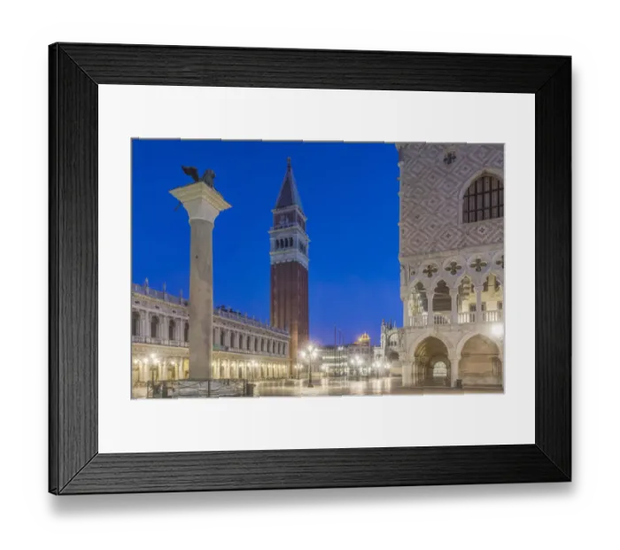 Framed Print : Italy, Venice. San Marco Piazza at dawn Framed Print : Italy, Venice. San Marco Piazza at dawn