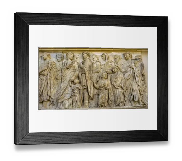 Framed Print : Imperial Family Statue Ara Pacis Altar of Augustus Peace, Rome, Italy Framed Print : Imperial Family Statue Ara Pacis Altar of Augustus Peace, Rome, Italy