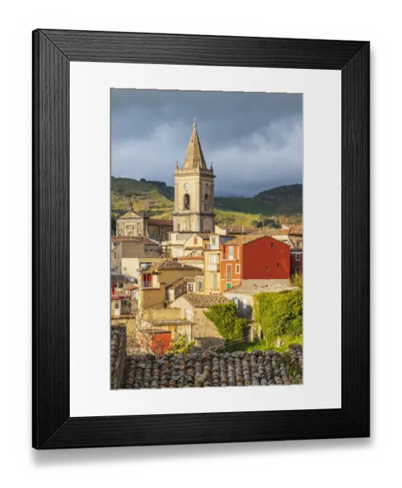Framed Print : Italy, Sicily, Messina Province, Novara di Sicilia. The medieval hill town of Novara di Framed Print : Italy, Sicily, Messina Province, Novara di Sicilia. The medieval hill town of Novara di