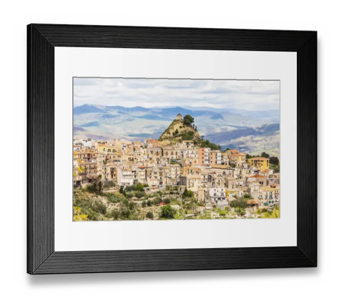 Framed Print : Italy, Sicily, Enna Province, Centuripe. The ancient town of Centuripe in eastern Sicily Framed Print : Italy, Sicily, Enna Province, Centuripe. The ancient town of Centuripe in eastern Sicily